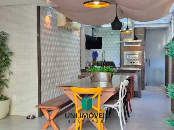 Imagem Apartamento de design elegante no Centro de Guarapari com 3 quartos, suite, área gourmet e 2 vagas de garagem