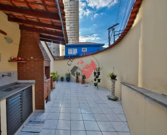 Imagem Sobrado 3 dorm, 1 suíte, Varanda ,quintal e churrasq ,3 vagas, bairro Centro, São bernardo campo