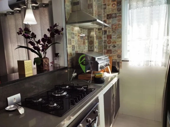 Imagem Apartamento com vista mar e 2 suítes em Santos