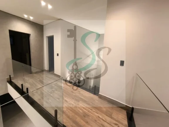 Imagem Venda de sobrado na Chácaras das Nações, Valinhos. Sobrado moderno com quadra de areia com 294,02 m² de construção, em um terreno de 480,88 m², muito