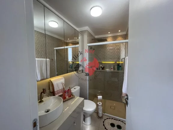 Imagem Lindo e aconchegante apartamento à venda localizado na Vila Apiai, Santo André, com 2 dormitórios, sendo 1 suíte, 3º dormitório reversível, 2 vagas, 75m².
