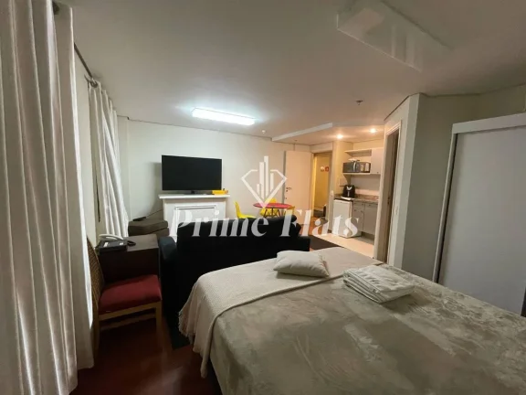 Imagem Flat disponível para locação no Mercure São Paulo Moema Times Square Hotel, com 70m², 2 dormitórios e 1 vaga