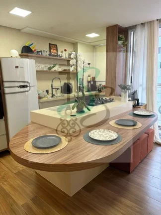 Imagem Venda de apartamento na Vila Palácios, Campinas. 1 dormitório com closet, ar condicionado, sala com varanda, cozinha com armários, lavanderia, banhei