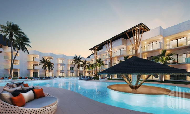 Imagem Apartamento (RESORT). Mobiliado, climatizado com 1 dormitório à venda por R$ 471.500 - Barra Grande - Cajueiro da Praia/PI