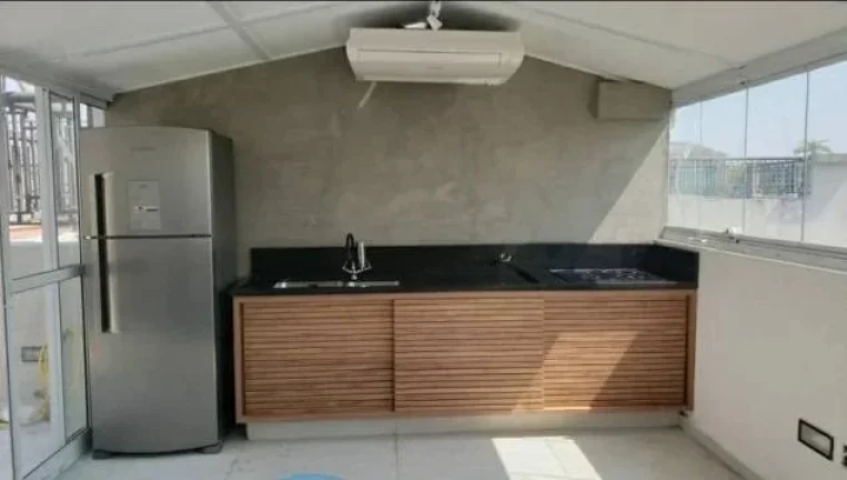 Imagem Cobertura no Alto da Boa Vista, com 234 M², 3 quartos sendo uma suíte master, 5 banheiros, 3 vagas, área de serviço, ar condicionado, churrasqueira.