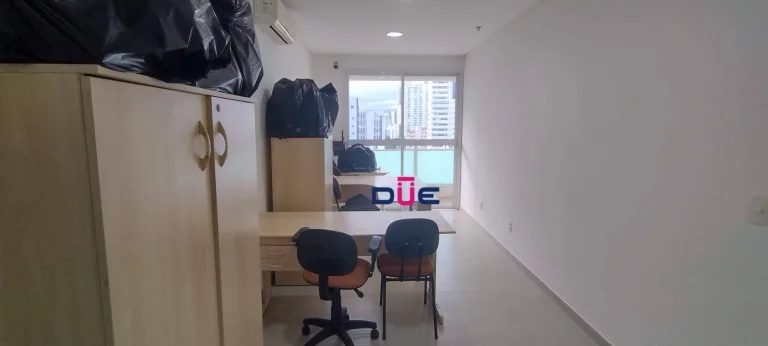 Imagem Sala comercial completa com sala de reunião e copa na Vila Rica, Santos