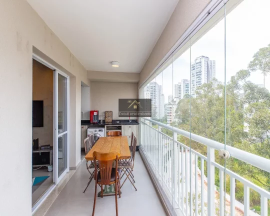 Imagem OPORTUNIDADE ÚNICA VILA ANDRADE APARTAMENTO TORRE ÚNICA 2 SUÍTES 2 VAGAS LAZER VARANDA GOURMET ENVIDRAÇADA SEMI-MOBILIADO COM ELETRODOMÉSTICOS