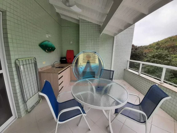 Imagem Conheça essa incrível cobertura à venda em Ubatuba-SP, bairro Praia Grande: 3 quartos, 3 suítes, 1 sala, 4 banheiros, 3 vagas de garagem, 132m².