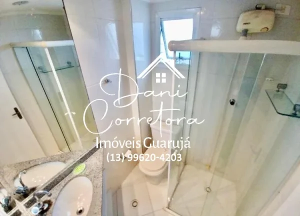 Imagem Apartamento lado praia com lazer, Tombo, Guarujá.