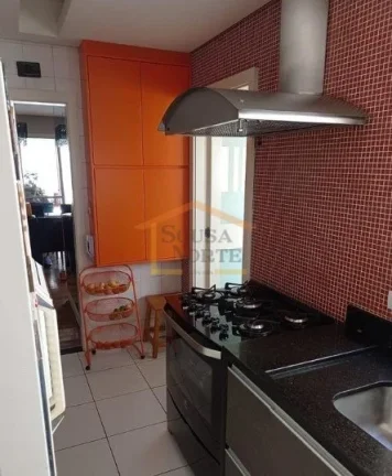 Imagem Apartamento mobiliado com 3 dormitórios, sendo 3 suites, varanda com fechamento em vidro, churrasqu...