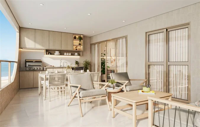 Imagem APARTAMENTO COM 171.03 m² - AVIAÇÃO - PRAIA GRANDE SP