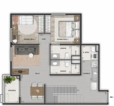 Imagem APARTAMENTO RESIDENCIAL em Rio de Janeiro - RJ, Recreio dos Bandeirantes