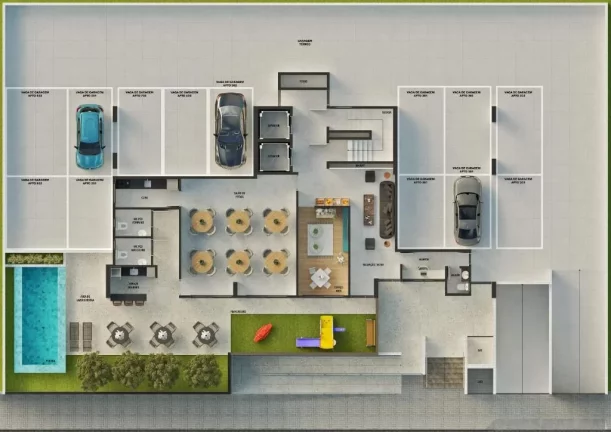 Imagem Apartamento com 3 quartos, à venda, 67 m² por R$ 551.000 - Bessa - João Pessoa/PB