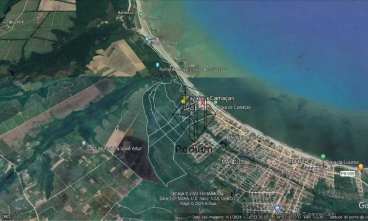 Imagem Fazenda com área de 200Há, com 5km de Praia em Camaçari/Lucena-PB-AR0003