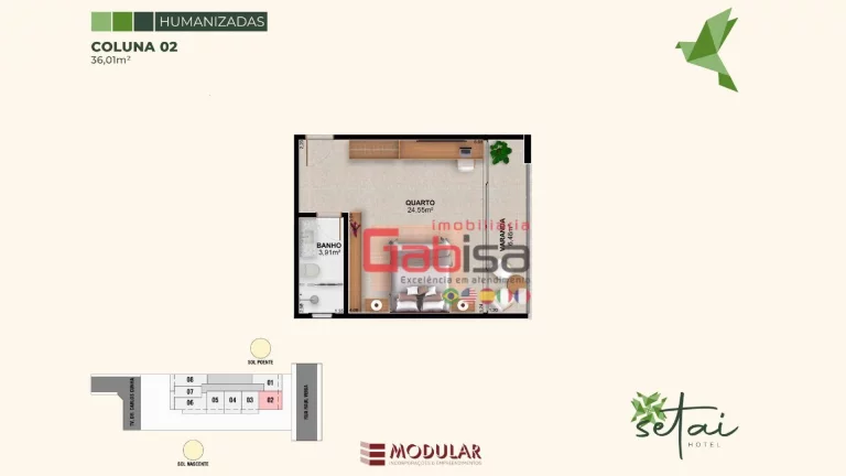 Imagem Hotel com 1 dormitório à venda, 32 m² por R$ 395.000,00 - Centro - Cabo Frio/RJ