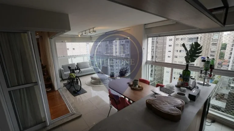 Imagem Apartamento de luxo na Vila Olímpia, São Paulo-SP: 4 quartos, 1 suíte, 2 salas, 2 banheiros, 3 vagas de garagem, 210m². Venha conferir!