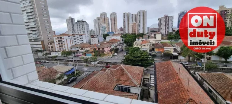 Imagem Apartamento com 1 dormitório à venda, 44 m² por R$ 640.000,00 - Ponta da Praia - Santos/SP