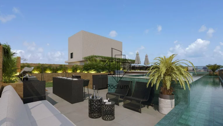 Imagem Apartamento com 3 dormitórios à venda, 112 m² por R$ 1.013.195,02 - Camboinha - Cabedelo/PB