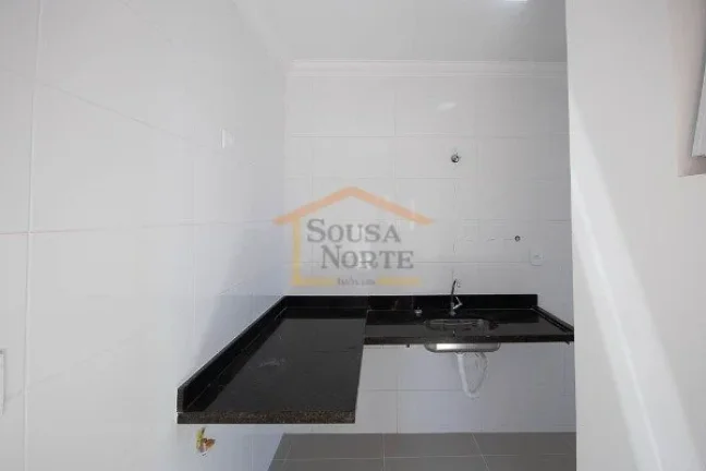 Imagem Apartamento com 37,50m², dispõe de 2 dormitórios, sala para dois ambientes, cozinha com gabinete ...