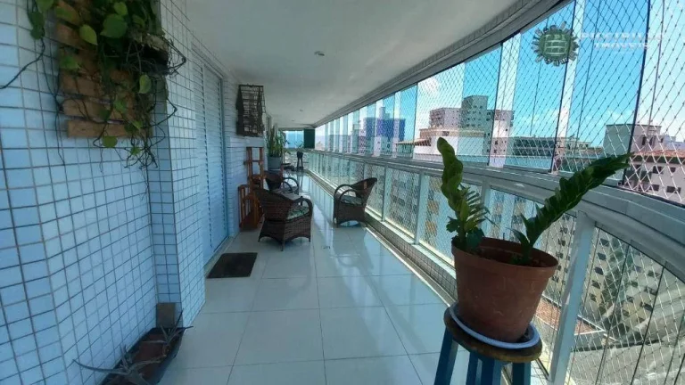 Imagem Apartamento com 3 dormitórios à venda, 162 m² por R$ 860.000,00 - Tupi - Praia Grande/SP