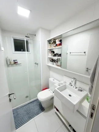 Imagem Apartamento 64M², 2Q, 1 Suíte, 2 Banheiros, 1 Vaga, Academia, Piscina Adulto e Infantil, Churrasqueira, Salão de Festas e Jogos, Playground, Sauna.