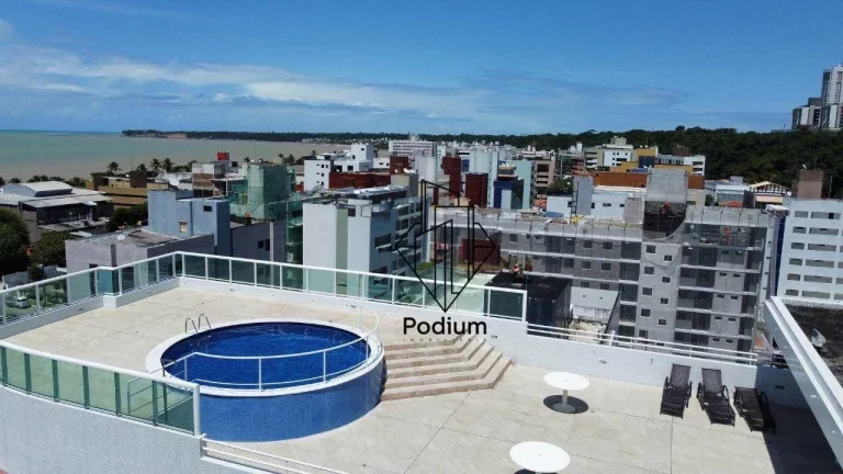 Imagem Apartamento Home Flat com vista definitiva para o mar a 150m da Praia do Cabo Branco - FL0839