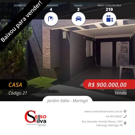Sobrado Jardim Itália