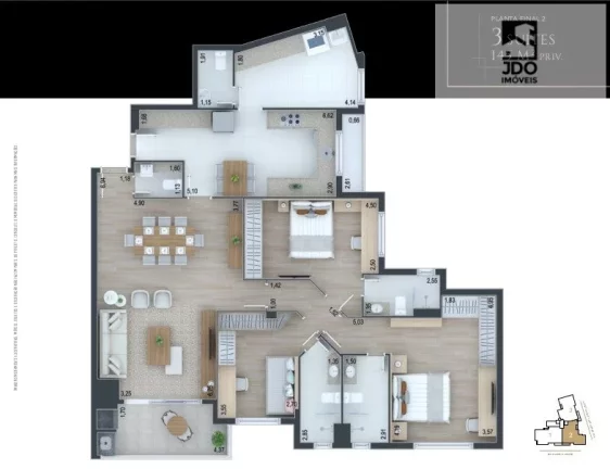 Imagem Apartamento a Venda no bairro Juvevê - Curitiba, PR