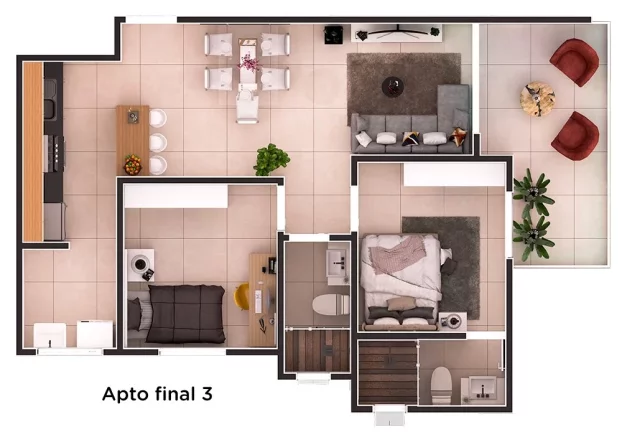Imagem Apartamento com 2 dorms, Centro, Itanhaém - R$ 315 mil, Cod: 1477