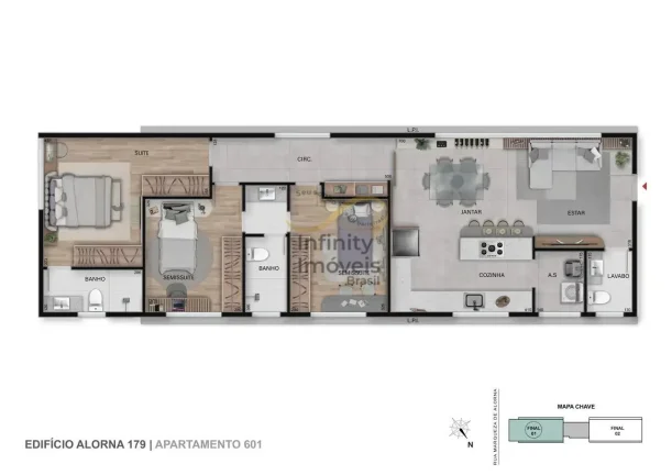 Imagem VETRO SAO LUCAS LC COSTA - Apartamento à venda no bairro Serra - Belo Horizonte/MG