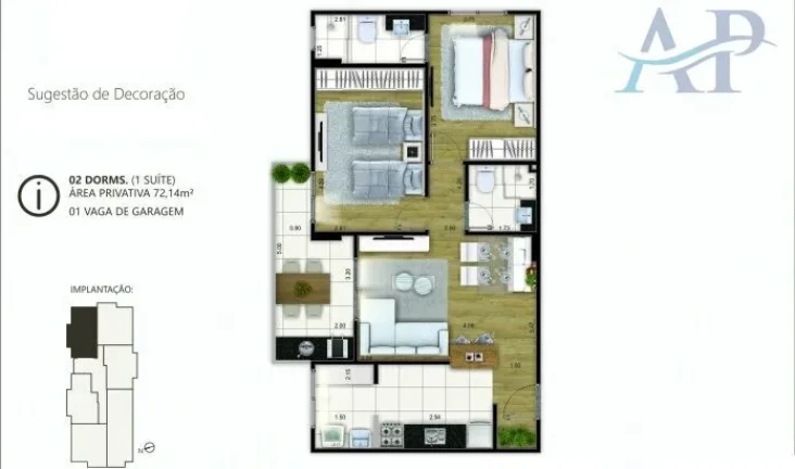 Imagem Apartamento no Canto do Forte em Praia Grande com Planejados e Vista Livre