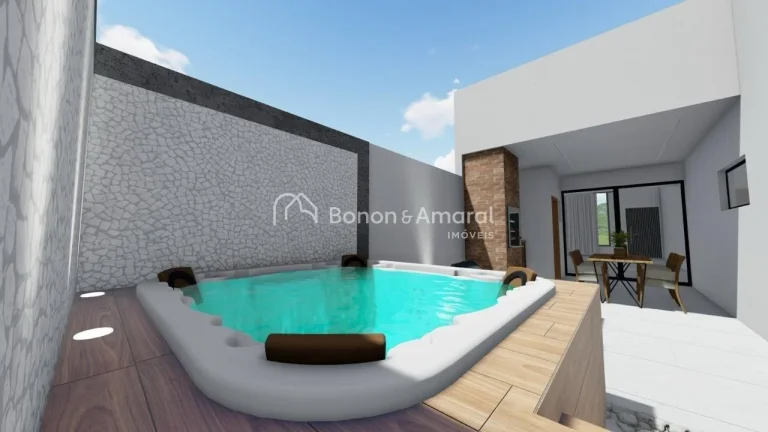 Imagem Essa linda casa com 134 metros quadrados de construção, oferece um ambiente espaçoso e acolhedor....