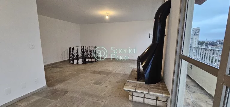 Imagem Linda cobertura no bairro Alto da Lapa Com 202 m² privativos, temos no primeiro piso uma ampla sala...
