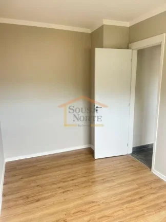 Imagem Apartamento com 39m², 2 dormitórios, sala 2 ambientes, sacada, cozinha, área de serviço. Cozinha...