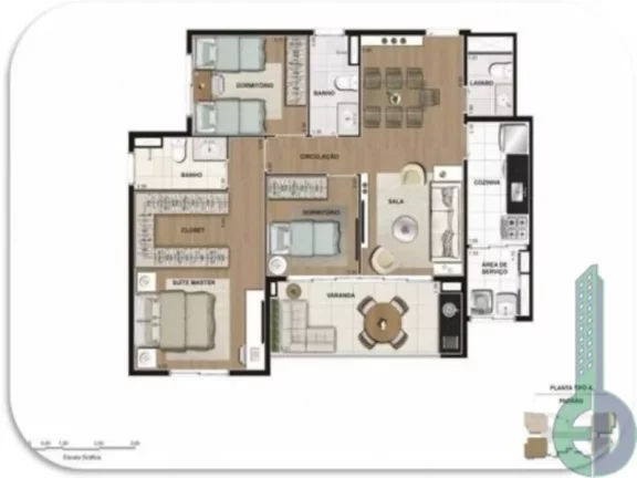 Imagem Condomínio Home Espaço Cerâmica São Caetano, Apartamento com 2 quartos a venda em São Caetano do Sul