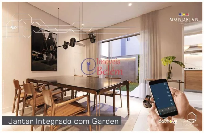 Imagem Casa com automação em condomínio MONDRIAN SMART HOUSE