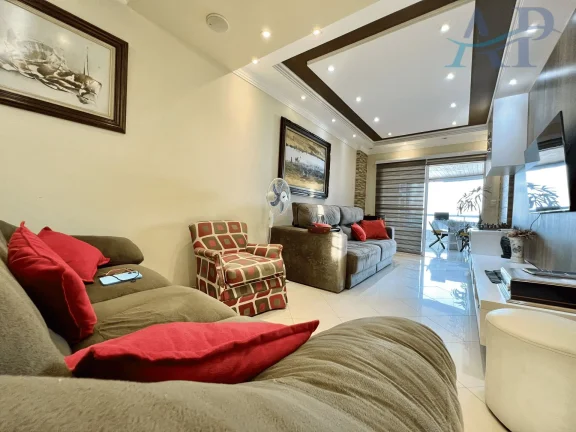 Imagem Apartamento em Praia Grande Frente Mar com 3 Dormitórios