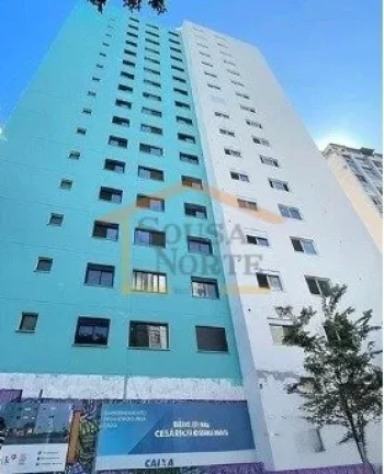 Imagem Apartamento com 1 dormitório, cozinha, banheiro, 26m².

Condomínio com lavanderia, salão de fest...