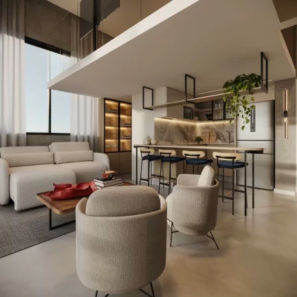 Imagem PLATEIA 19 - Studio de 24m² Próximo ao Shopping Muller : Seu Espaço, Seu Estilo