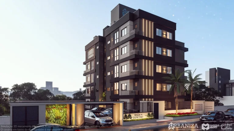 Apartamento com 2 dormitórios à venda sendo 1 suíte, 51.0 m² por - R$ 430.000,00 - Areias - Tijucas/SC