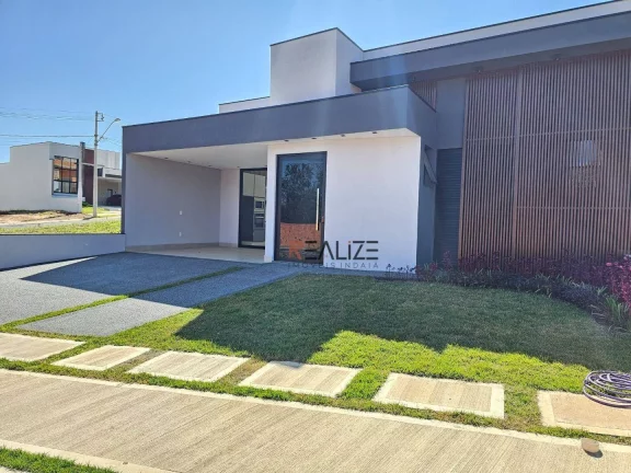 Imagem Casa com 3 suítes e piscina à venda, 190 m² por R$ 1.590.000 - Condomínio Fechado - Indaiatuba/SP
