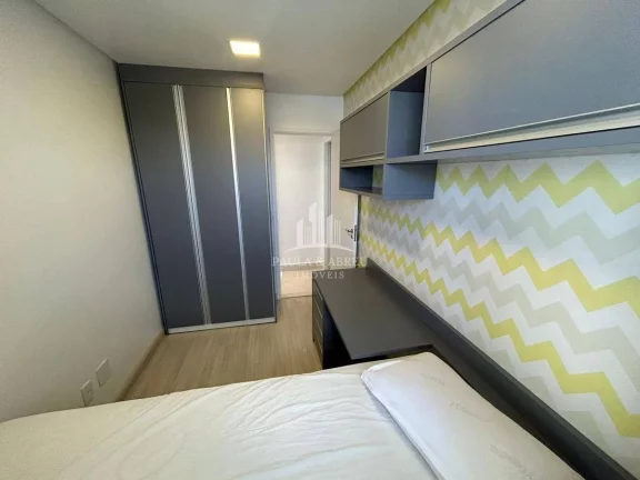 Imagem Apartamento Novo de Alto Padrão. Porteira fechada, 80m², 2 Dormitórios sendo 1 Suíte com Closet e Sacada, 2 Vagas, Totalmente mobiliado no Ruge Ramos, São Bernardo do Campo