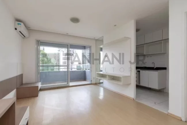 Imagem Apartamento para locação em São Paulo-SP, bairro Ibirapuera: 1 quarto, 1 suíte, 2 salas, 1 vaga de garagem, 37m².