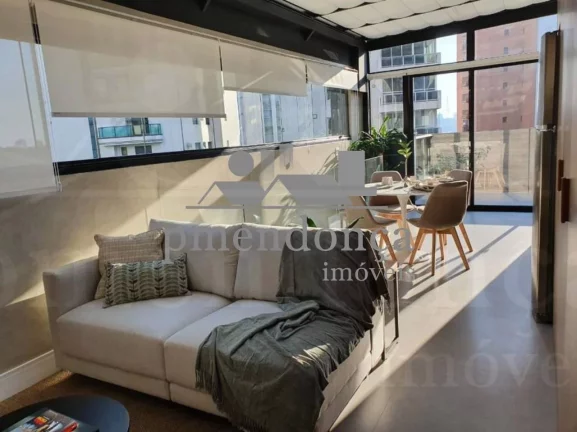 Imagem Cobertura Duplex totalmente mobiliada com 80m² decorada em plena Rua Bahia.