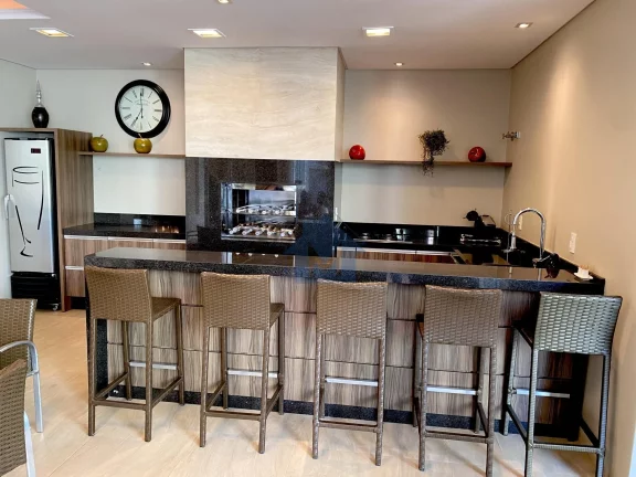 Lindo Sobrado Alto Padrão Totalmente Mobiliado, 5 Suítes, 3 Salas, Salão Gourmet