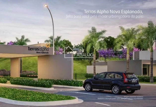 Terreno à venda em Votorantim com 300m², condomínio Terras Alpha