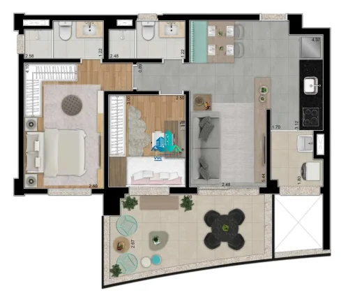 Imagem Apartamento Moderno – Excelente Oportunidade de Investimento
