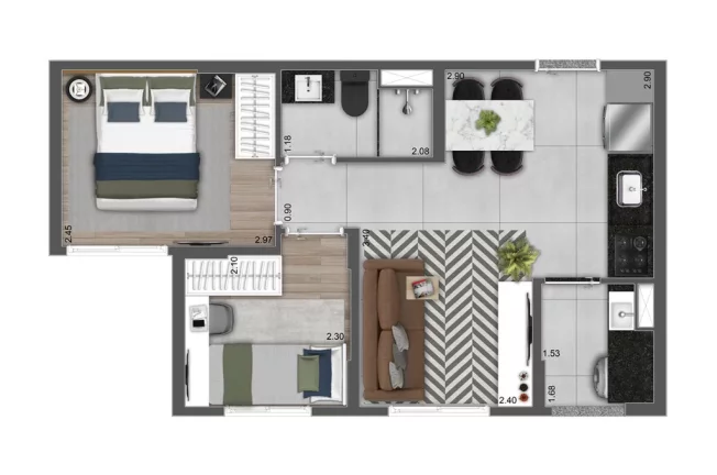 Imagem Apartamento com 2 Quartos à Venda, 60 m² em Freguesia Do ó - São Paulo Imagem Apartamento com 2 Quartos à Venda, 60 m² em Freguesia Do ó - São Paulo