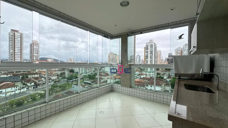 Imagem Apartamento à venda, 123 m² por R$ 1.120.000,00 - Pompéia - Santos/SP