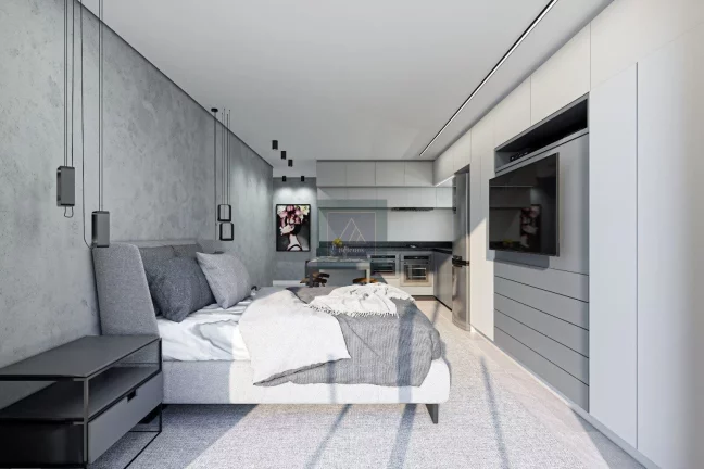 Imagem CABRAL - Studio com 30,14m². Sacada. Face Norte.